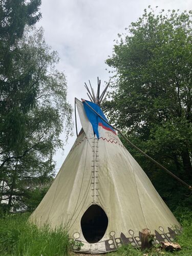Ein Seminarort der Wildnisschule Wurzelholz